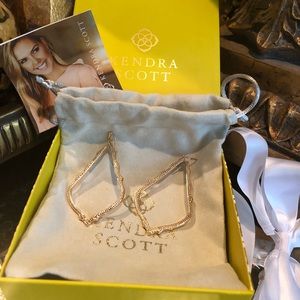 Kendra Scott Sophie Sophee earrings rose gold new